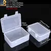 Caja de plástico transparente para accesorios de somier, caja de almacenamiento para piezas de baterías, caja de clasificación de herramientas