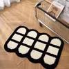 Felpudo Simple Transfronterizo para Entrada de Baño, Felpudo Absorbente de Agua Antideslizante, Felpudo para Puerta de Dormitorio, Esterilla Refrigerante para el Hogar de Comercio Exterior