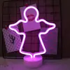 Fabricante Luces de Forma Neón Regalos de Navidad Flamenco Unicornio Arco Iris Luz Nocturna USB Luces de Neón LED Venta al por Mayor