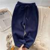 Calças esportivas infantis para meninos e meninas cintura elástica nariz calça comprida grandes calças de corrida infantil Roupa infantil primavera e outono