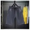 Pantalones Casuales de Verano para Hombre con Cintura Elástica, Transpirables, Delgados, Corte Holgado, Shorts de Playa de Cinco Puntos, Pantalones de Secado Rápido para Hombre