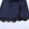 Para Comercio Exterior Transfronterizo Europeo y Americano Ropa de Mujer Aliexpress Venta Caliente Moda de Verano Encaje Patchwork Mini Vestido