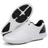 Sapatos de golfe masculinos sapatos esportivos pretos cadarço de botão sapatos femininos golfe sapatos brancos sem pregos uma geração de cabelo