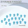 Joyería de Aleación Azul Transparente con Temática Oceánica de Venta Caliente Japonesa y Coreana, Accesorios Metálicos para Uñas Pintados en Spray 3D, Venta al por Mayor desde el Fabricante