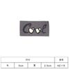 Em estoque adesivo de etiqueta macia de silicone PU com combinação de desenho animado fofo para camiseta, chapéu, bolsa, animal, marca registrada