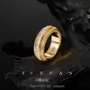 Anillo de Plata de Ley con Moissanita de Nuevo Lujo Transfronterizo para Mujer, Moderno y Versátil, Joyería de Anillo de Moda y de Gama Alta