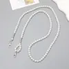 Joyería Zhuzui Nueva Cadena Cruzada de Perlas ABS Hecha a Mano con Cuentas Cadena para Teléfono Móvil Correa para Teléfono Móvil Cadena de Bolso de Hombro
