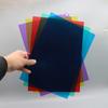 Jardín de Infancia Huanchuang Color Celofán Transparente Manualidades DIY Área de Arte y Construcción Película Decorativa Material para Pegar en la Pared