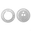 Herrajes de iluminación Hechi piezas estampadas piezas metálicas para lámparas soporte de hierro en forma de U pantalla redonda de aluminio acero inoxidable