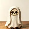 Bestseller transfronteiriço Halloween abóbora de madeira fantasma gato preto enfeites para quarto e mesa decorações de feriado artesanato em madeira
