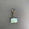 Llavero Creativo de Acrílico Transparente de Doble Cara, Dibujo Animado Lindo de Aspecto Alto, Accesorios para Mochila de Estudiante, Colgante para Mochila Escolar de Niños