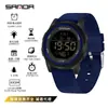 Reloj electrónico luminoso ultrafino de un solo movimiento Sanda, resistente al agua, de tendencia juvenil, reloj de moda para hombres y mujeres, una generación de cabello