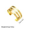 Producto popular de importación transfronteriza europea y americana: Pulsera de acero de titanio chapada en oro de 18 quilates, versátil para el uso diario, venta al por mayor desde el fabricante