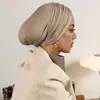 Artículo Más Vendido en el Sudeste Asiático: Pañuelo Versátil de Algodón de Seda Perezoso para Mujer, Alta Elasticidad, Cómodo, Transpirable, Adecuado para Todas las Estaciones
