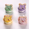 Brinquedo Divertido de Comida Artificial Japonês e Coreano Arco Macaron Acessórios de Sobremesa de Resina Acessórios para Casa de Brincar DIY Chaveiro