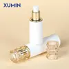 Xumin Embalagem Personalizada Frasco Branco de PP a Vácuo para Loção com Bomba 30-120ml Frasco Sub-Embalagem para Essência Cosmética