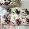 Linda Niña Dibujo Animado Animal Popular Serie de Gatos Hellokitty Diadema de Peluche Lazo Cuerda para el Cabello de Alta Elasticidad