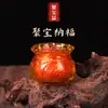 Bolsa da Fortuna Colorida de Cristal de Ano Novo Tigela de Tesouro de Vidro Ornamento de Vela de Incenso Atrator de Riqueza