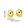 Pendientes de Acero Inoxidable con Diseño de Girasol para Mujer, Transfronterizos, Moda, No se Desvanecen, Gama Alta, Diseño de Nicho, Pendientes de Acero de Titanio