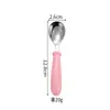 Aço inoxidável 304 portátil talheres infantis garfo colher conjunto criativo com caixa de armazenamento colher de comer infantil Garfo