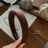 Diadema de Tela de Lana Colorida Nueva Coreana 2026, Diadema de Moda y Dulce, Accesorio Versátil para el Cabello para Mujeres