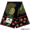 Tecido Batik Dupla Face Estilo Transfronteiriço com Cores Vibrantes, Tecido com Estampa Étnica para Vestidos Femininos, Tecido Holandês em Estoque para Atacado