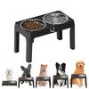 Tazón para Mascotas Tazón de Acero Inoxidable para Perro Antivuelco Ajustable para Alimentación Tazón para Perro Grande Tazón para Comida Mascota