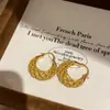 Jardín de Hilo Plateado Estilo Chino Nuevo Pendientes Huecos Nido de Pájaro Pendientes Vintage Elegantes Versátiles Accesorios para Orejas de Mujer de Lujo Ligero Gama Alta