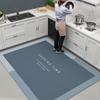 Tapete de piso de barro de diatomeas transfronterizo tienda completa hogar cocina tapete de piso absorción de agua absorción de aceite tapete antideslizante tapete de piso para restaurante una generación de cabello