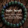 Pulsera de Cuentas Transfronteriza Europea y Americana de Gran Venta con Fénix Lapislázuli, Pulsera Ajustable Natural Hecha a Mano, Venta Directa del Fabricante