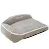 Cama para gato tipo sofá engrosada para otoño e invierno, alfombrilla cálida y afelpada para perro, adecuada para razas Teddy y Bichón Frisé, cama para perro de estilo abierto