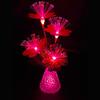 Novas Luzes LED Coloridas de Flor Grande com 4 Cabeças Decoração de Feriado Luzes Decorativas Transfronteiriças Florais Artificiais Luzes de Natal