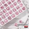 Online celebridade unha amor joias mini coração de pêssego Diamond luz luxo flash fundo pontiagudo diamante em forma de cristal diamante decorações de unhas