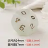 Juego de Siete Dados Poliedros Sintéticos Azules Luminosos Grabados para Juego de Rol D&D Z01