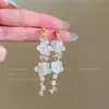 Pendientes de Borlas de Flores de Verano Pendientes de Estilo Vacaciones en la Costa Diseño Nicho Pendientes Dopamina Pendientes de Estilo Vacaciones