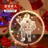 Luzes Decorativas de Natal Luzes Coloridas Luzes para Árvore de Natal Doméstica Luzes de LED para Ambiente Luzes com Ventosa Decoração de Varanda Interna Luzes Pendentes