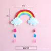 Adornos de Fieltro Estilo Escandinavo Transfronterizo Nubes y Estrellas para Colgar en Tienda de Campaña, Adornos de Pared para Habitación Infantil, Accesorios para Fotos