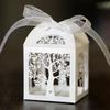 Caja de dulces hueca láser transfronteriza caja de papel de árbol grande amor caja de dulces pájaro del amor festivo fábrica en stock