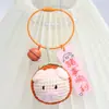Colgante de Cerdo Tejido a Crochet Hecho a Mano Colgante para Llavero Tejido con Lana Muñeco de Dibujos Animados Tejido Colgante para Bolsa