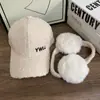 Boné de Beisebol Quente de Pelúcia Removível de Novo Estilo Outono e Inverno para Mulheres, Adequado para Rabos de Cavalo Altos