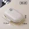 Caja de Medicamentos Pequeña Portátil, Caja Dispensadora Mini Pequeña para Pastillas y Medicamentos, Caja de Almacenamiento de Viaje con Gran Capacidad para 7 Días