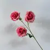 3 Amantes Rosa Flor Artificial Rosa Redonda Única Nueva Fotografía de Boda Floricultura Flor Artificial Fresca Auditorio Flor Obra de Arte Flor de Seda