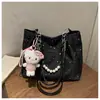 Bolso de Moda Trendy Estilo Coreano para Mujer 2026 Nuevo Bolso de Hombro Casual de Gran Capacidad Elegante Versátil Bolso Tote para el Trabajo