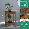 Suporte de Flores Suporte de Armazenamento Chão de Varanda Estilo Chinês Novo Mesa de Flores Doméstica Sala de Estar Prateleira Mesa de Flores Multi-Camadas Peitoril da Janela Vaso de Flores Simples Luxo Leve