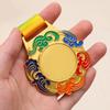 Medalha Geral de Metal Listada Medalha de Maratona de Jogos Escolares Medalha Comemorativa Medalha de Ouro Prata Medalha de Bronze Listada