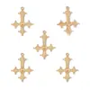 Cráneo Gótico Vintage Amor Cruz Goteo de Aceite DIY Accesorios de Joyería de Aleación Pulsera Collar Colgante W273