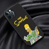 Funda para iPhone 15, nueva funda de Simpson Bart Homer para comercio exterior.