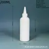 Proveedores de Hombro Redondo Suministran Grandes Cantidades de Botellas de Hombro Redondo con Boca Puntiaguda Blanca, Resistentes a la Luz y a la Sombra, Botellas de Boca Puntiaguda para Pasta de Dientes de 50 ml, HDPE Exprimidor
