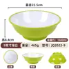 Tazón Comercial de Melamina Doble Color para Fideos, Engrosado, Resistente al Calor, Irrompible, Tazón de Bambú para Fideos, Tazón Especial para Restaurantes de Fideos, Tazón de Sopa Ramen Estilo Chino
