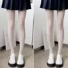 Medias Caladas con Espiga de Trigo Adelgazadas Medias Japonesas Finas Ajustadas para Mujer para Primavera y Verano